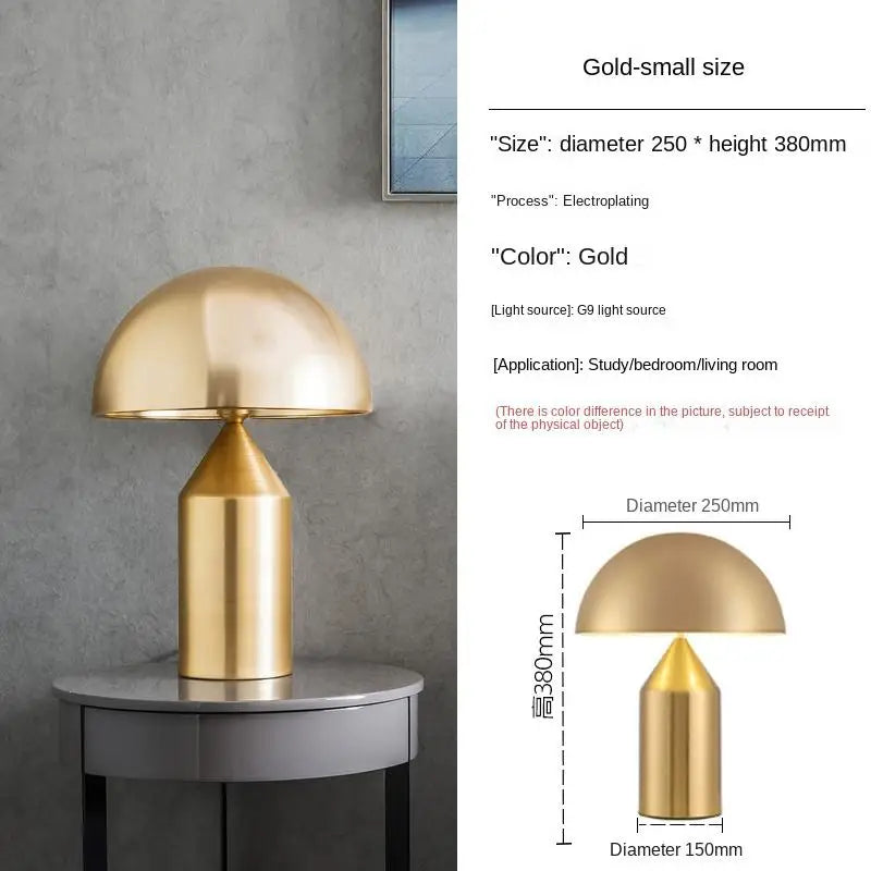 Modern Simple Design Bedroom Led Table Lamp Luxury Gold Nordic Lamps Art Living Room Bedside Lamp High-end Home Decor Steerable